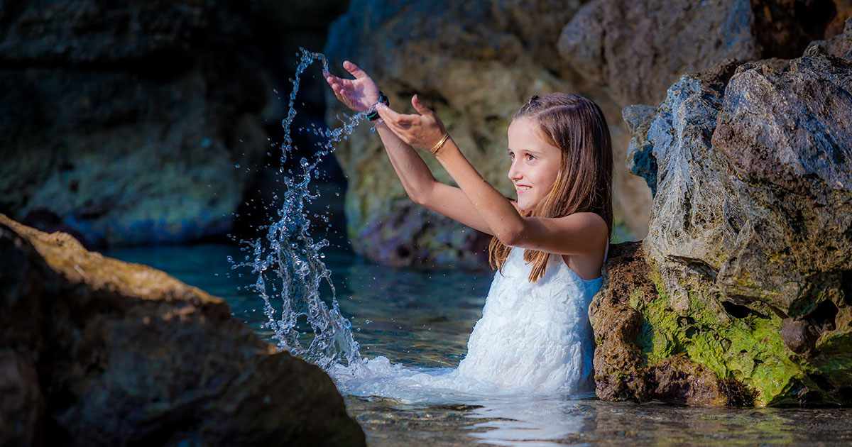 Pre-Comunión con Andrea - Fotografía Infantil Profesional