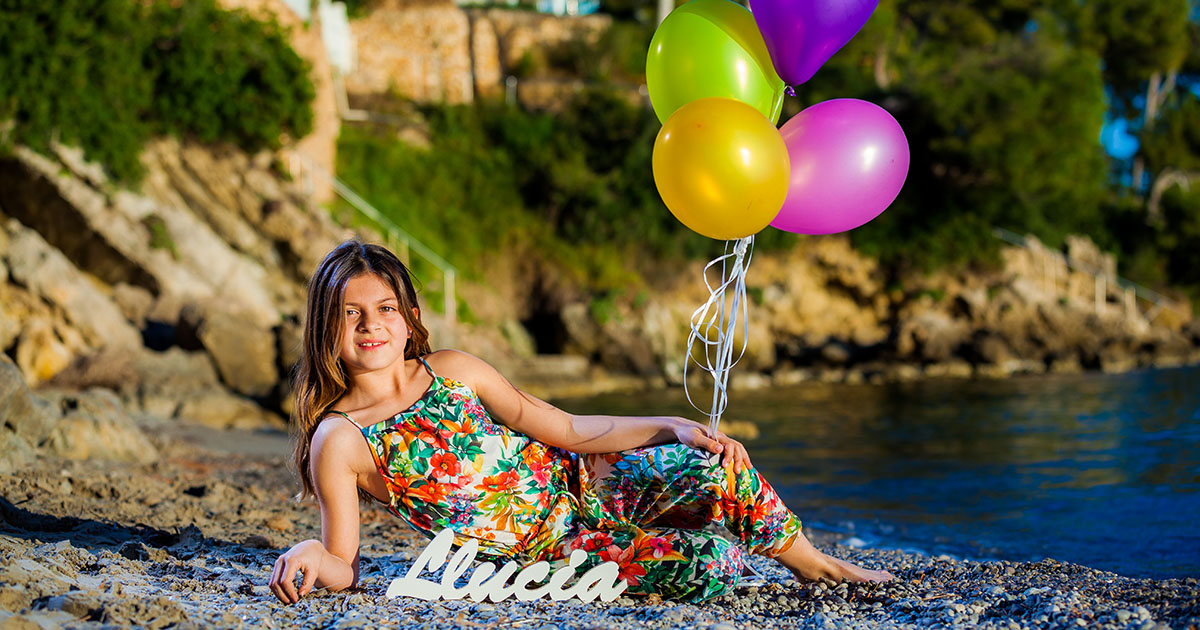 Precomunión con Llucía - Fotografía Profesional Infantil